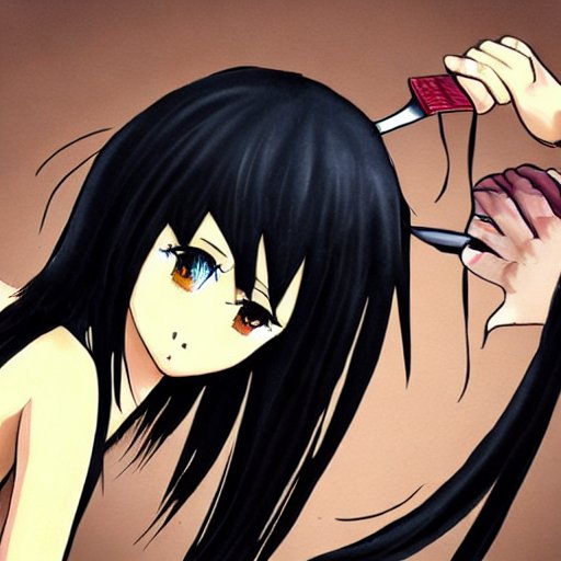 SuccubusRS's tweet photo. ザクザク断髪。
文章から画像生成するAI「Stable Diffusion」でCG生成。
https://t.co/CjqLQ8jUGe https://t.co/aaui8DchA3