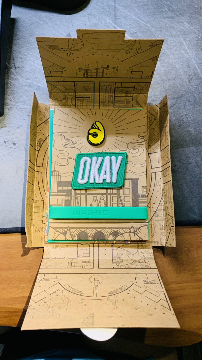 BroaxZo's tweet photo. Finally got my @okaybears welcome pack! The quality is dope🔥🔥Wonderful job, team!
#WAGBO https://t.co/wzXetiXwoi