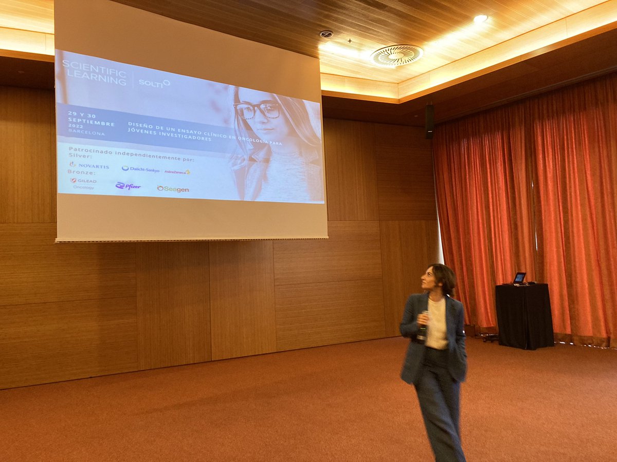 Gracias <a href="/FundacionSOLTI/">Fundación SOLTI</a>…no podéis imaginar la ilusión que me hace a nivel personal poder compartir con las jóvenes promesas de la oncología cómo <a href="/NovartisSpain/">Novartis España</a> y yo misma entendemos la colaboración academia - industria farmacéutica  en la generación de evidencia x los pacientes