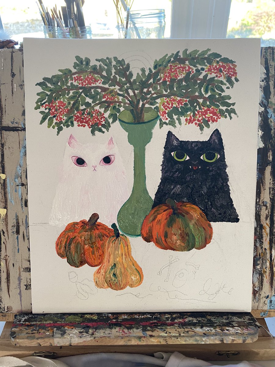 jackteagle's tweet photo. Check out this amazing Wyrd Gallery painting Donya has been working on. https://t.co/3lTnCOyu7w
