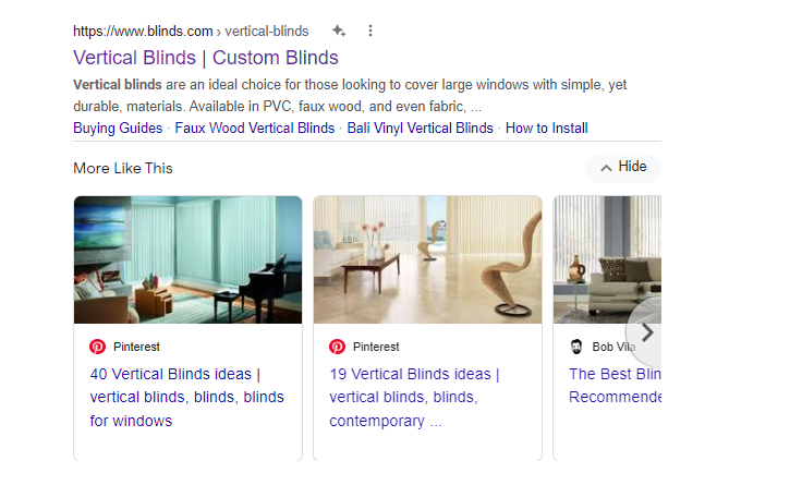Great catch by my awesome teammate Dani (@Daniela_cano20) - if you click the little star next to the URL, Google now shows you "more like this" with related content.

Maybe related to one of the announcements at #SearchOn yesterday?