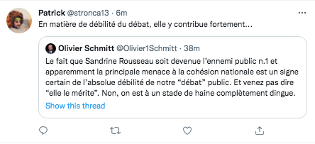 boadiceenne3's tweet photo. Schmitt: "Et venez pas dire “elle le mérite”. Non, on est à un stade de haine complètement dingue."

Particklambda345: https://t.co/PzKvTKG9md