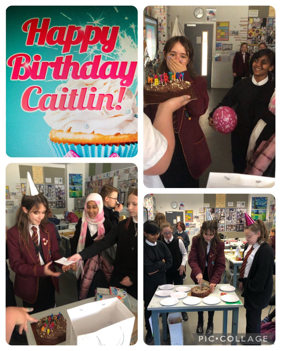 Honoured to be part of this kind &amp; thoughtful group <a href="/harrisacdundee/">Harris Academy</a> They organised a surprise party for their friend at lunchtime! 🎉#respect #enjoyment #artclub