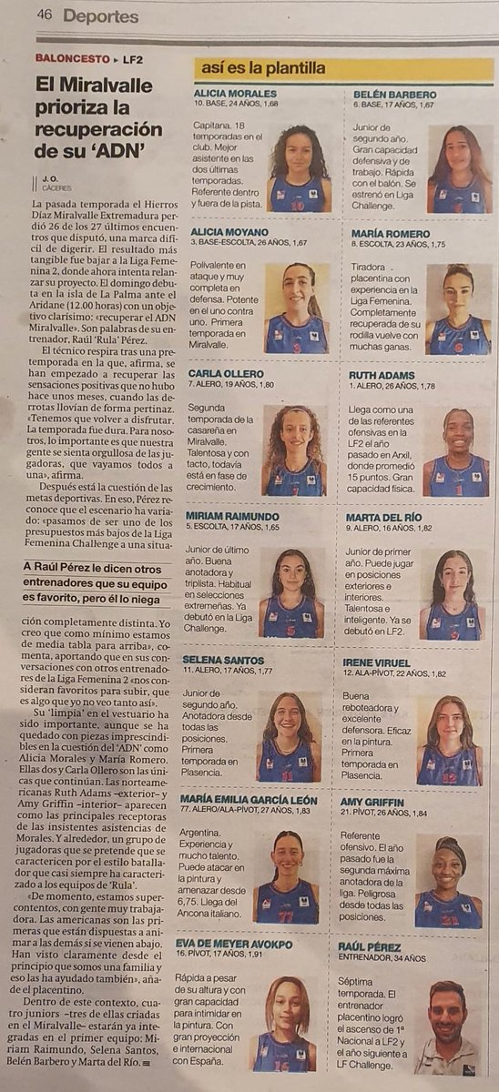 CPMiralvalle's tweet photo. 🗞️PRENSA🗞️

"El Hierros Díaz Miralvalle prioriza la recuperación de su ADN" 

https://t.co/wdyTFnSYtA

Vía @EPExtremadura

#tequieroamilado https://t.co/rqLWdw6Yux