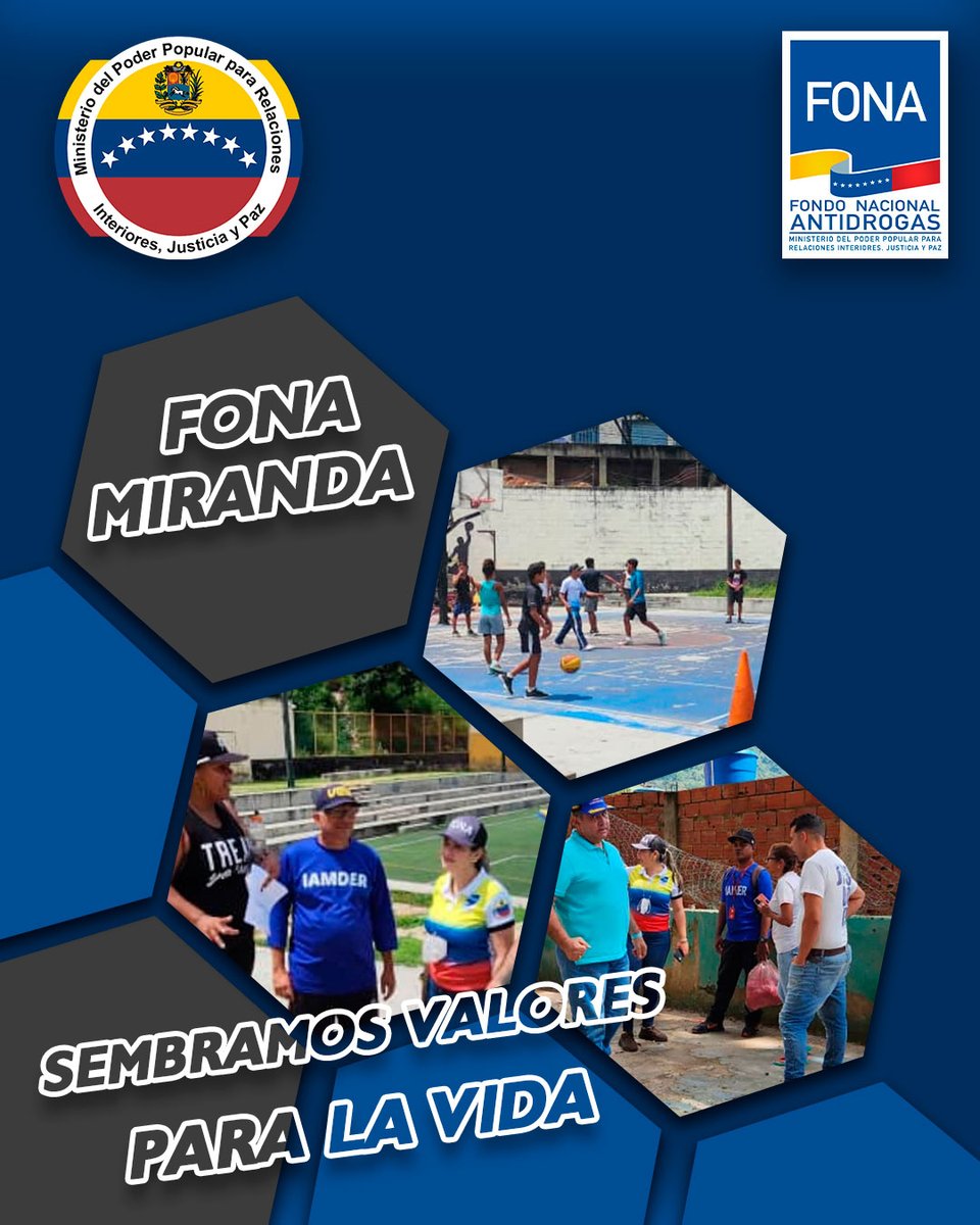 FONA_oficial's tweet photo. #FonaMiranda en compañía de la Secretaría de Política Antidrogas y el #IAMDER, estuvo realizando inspección de una cancha en la comunidad Jardines del Avila, parroquia Caucagüita, la misma para ser considerada para su posible restauración.
#VenezuelaInexpugnable https://t.co/VHvdgp85RT