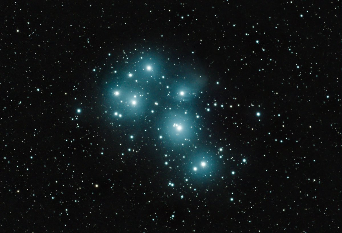 MCSpaceLounge's tweet photo. 2021.11.25 – Pleiades https://t.co/4Pvm9HBTx9 #ASI294MC #AsiAirPro #Astronomy #Astrophotography #HEQ5 #M45 #Meade #Pleiades #ZWO #SevenSisters https://t.co/g2kM8vI8Zg