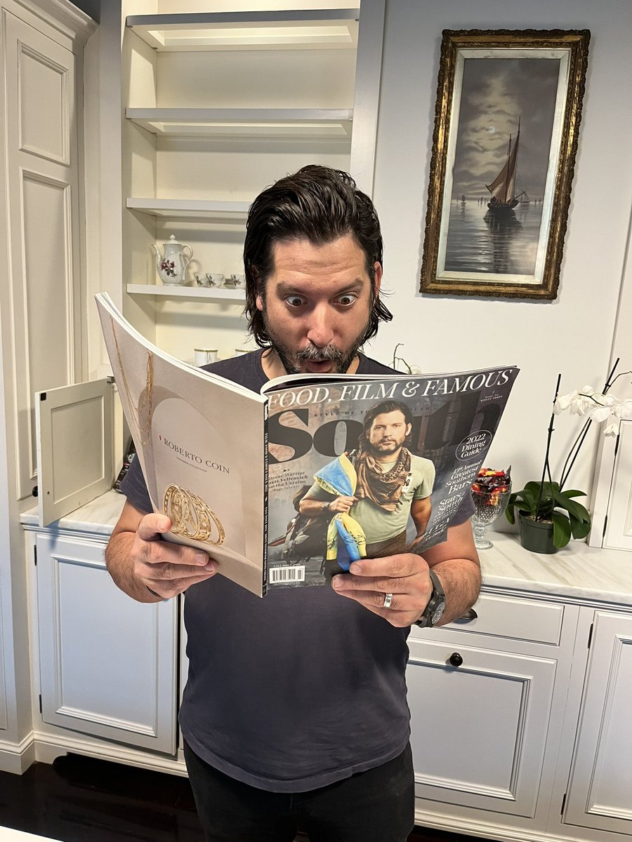 TheDroneWarrior's tweet photo. Huge shout out to South Magazine for putting me on the cover of their latest issue and highlighting @UkraineFriends_ volunteers humanitarian efforts in #Ukraine. It’s been an incredible journey and we still have more people to help. The mission continues. 🇺🇦 🇺🇸 💪 @southmag https://t.co/VBqKfGMKkP