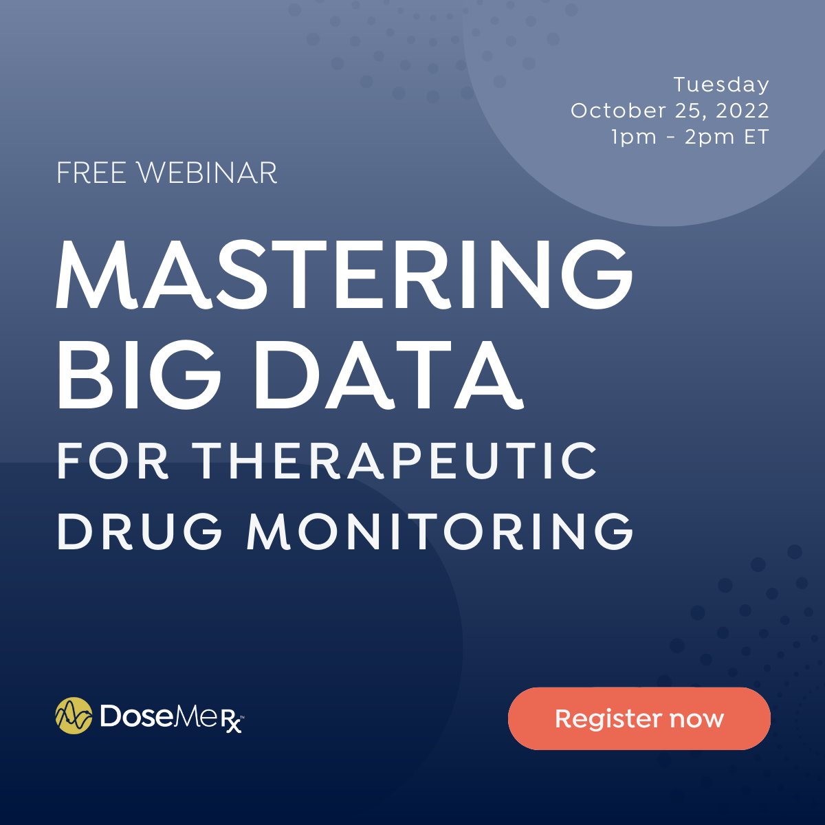 DoseMeApp's tweet photo. Find out why a clinician described DoseMeRx #embeddedanalytics as being "like Christmas"🎁 & learn how to leverage real-time data to optimize your #bayesiandosing program. Join our #webinar on 10/25/22 at 1pmET.
Register now 👉 https://t.co/0GTx2IpUOK https://t.co/9wKiBiaDTF