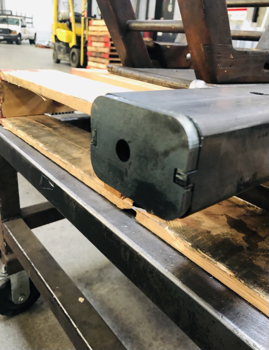 TubeServLaser's tweet photo. Lasered End caps out of flat bar then tab and slots to mate with the tube part…we want to make life easier for your welders👀 #SmartPart #FinishedParts #Welding #Welders #LeanManufacturing #TubeLaser #MetalFab #Fabrication #OnShoring #TubeCutting #Laser #LaserCutting https://t.co/fvRlRWnpbe
