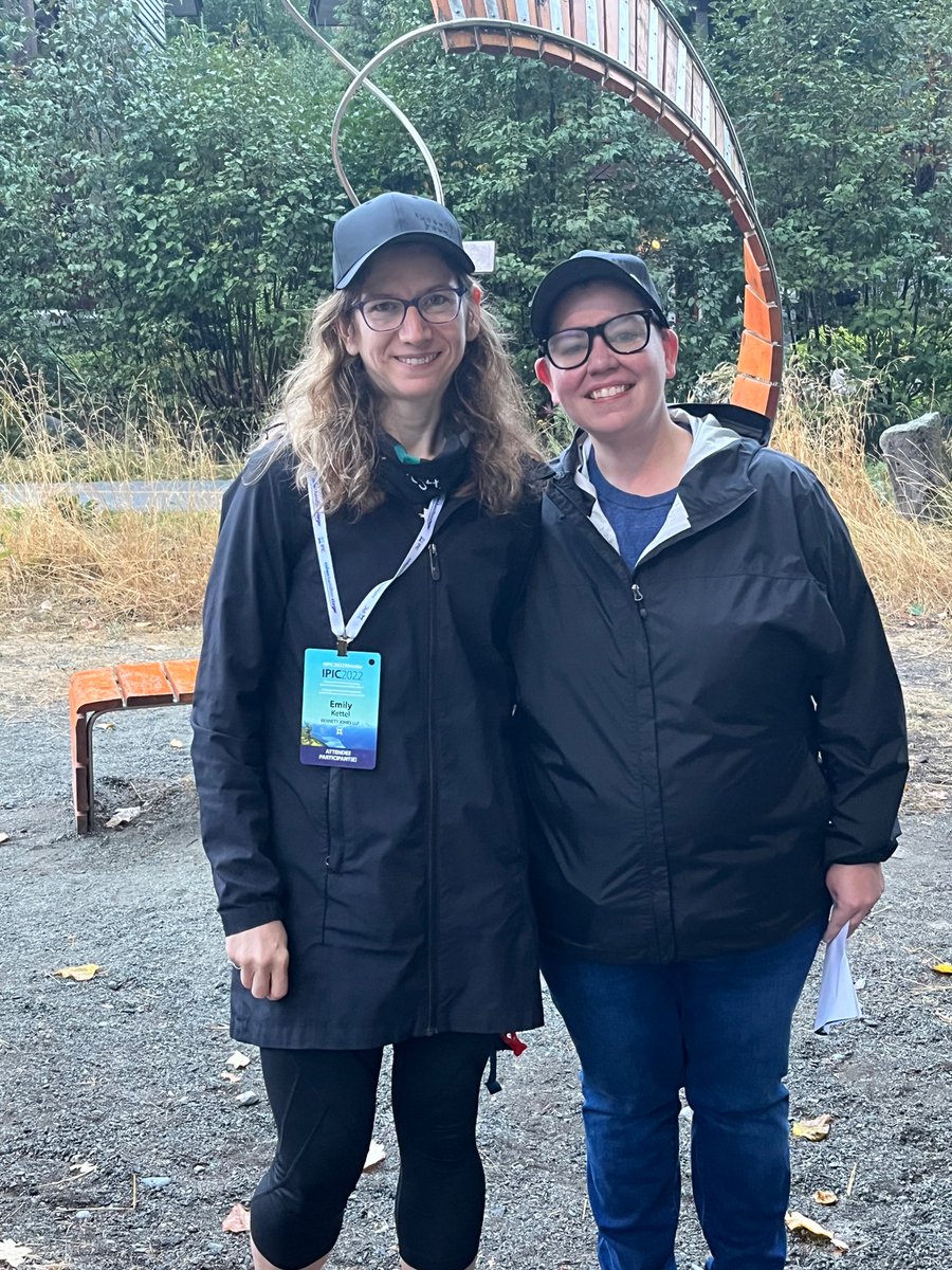 EmilyKettel's tweet image. A great start to the day representing  @BennettJonesLaw  with @0D0yleRules at #ipic2022whistler . Thanks to 
@sanahalwani
 and others for joining us on our walk in beautiful Whistler