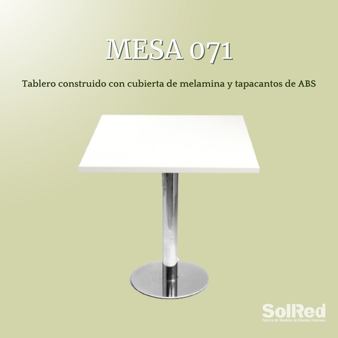 Solred4's tweet image. 🏆Somos Fabricantes🏆 

MESA 071
TABLERO CONSTRUIDO CON CUBIERTA DE MELAMINA Y TAPACANTOS DE ABS

#mesa071
#SolRedmesa071
#SolRedmuebles