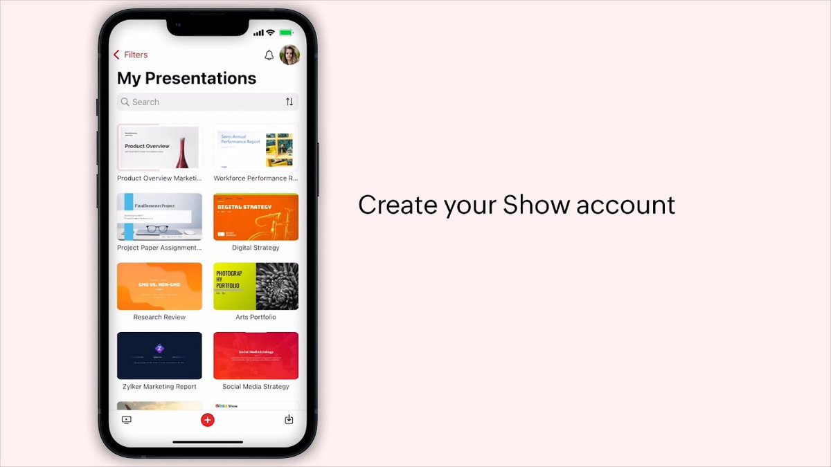 ZohoShow's tweet photo. #SignUp and #SignOut of your Show account. In this video, you'll learn to sign up and sign out of your Show account using the #ShowApp for #iOS.
👉 https://t.co/cSGQe3crHW
#BusinessPresentation #PresentationApp #ZohoShow #ShowApp #PresentationTool #PresentationDesign https://t.co/RAfJP6X2v1