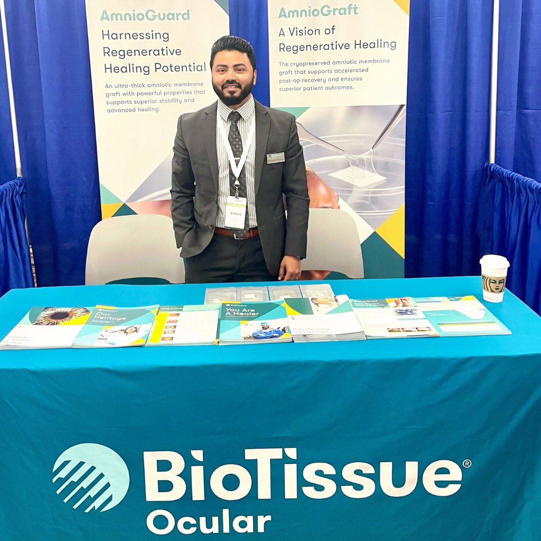 BiotissueOcular's tweet photo. Are you joining us at ASOPRS Annual Fall Scientific Symposium?! Stop by our booth #307!

RSVP to the ASOPRS Lunch &amp; Learn here: https://t.co/YUJgiesk7J 

#ASOPRS #EyeCare #SettingTheStandard #RegenerativeMedicine #RegenerativeTherapies #AmnioGraft #AmnioGuard https://t.co/M2KF6aEnai
