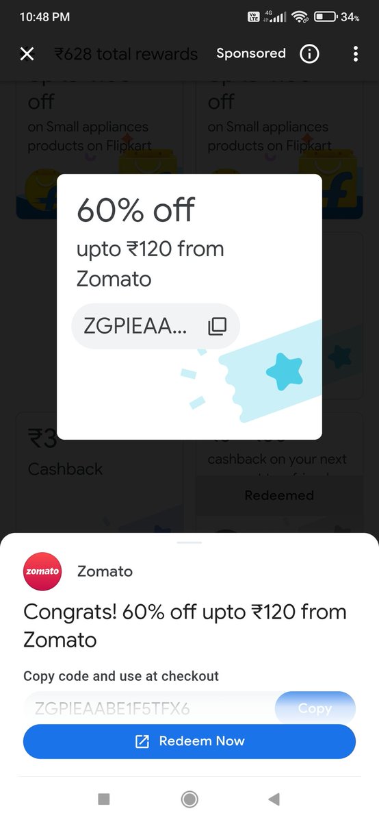 Rishab_412's tweet photo. @Bank_on_Fi These Coupons Are Useless https://t.co/tYxwjh6lF2