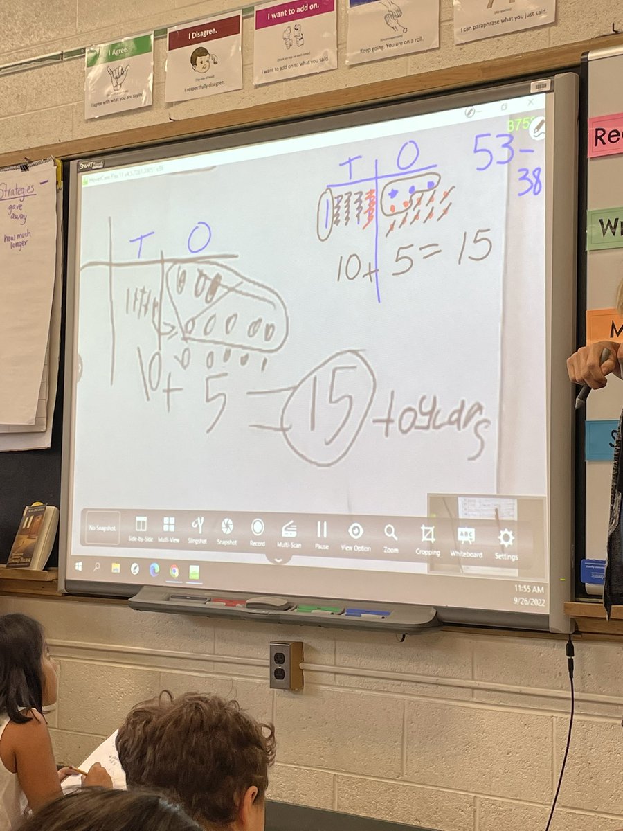 DejaMarcus's tweet image. Students at @GodwinSchools flexing their muscles with models and strategies! They have experience with these tools and are applying them to new contexts as they live in a space of #productivestruggle #MichME @KVanSetters @kdykema