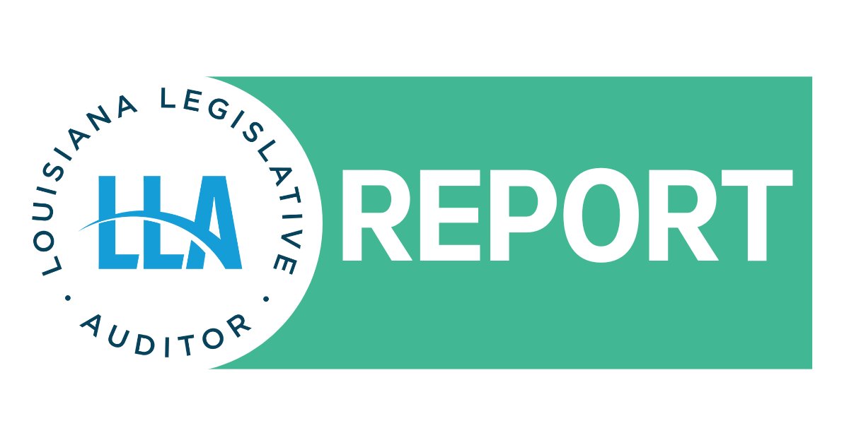 LALegisAuditor's tweet image. In the past couple of weeks, the LLA has released reports on Regulation of Residential Property Insurance, Louisiana Tech University, and Southeast Louisiana Flood Protection Authority - East. You can find these reports at lla.la.gov. #BetterProcess #BetterLouisiana
