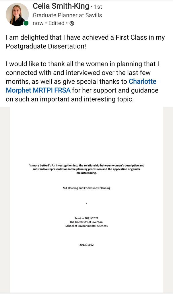 MorphetMinor's tweet photo. Okay, today is a good day for influencing the future of the profession - #womenandplanning #gendermainstreaming #substantiverepresentation #researchimpact https://t.co/yP7AhDlIfw