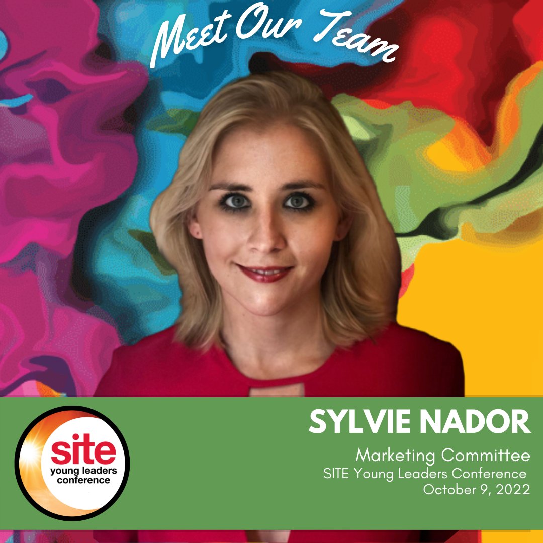 SITEYoungLeader's tweet photo. Say hello to Sylvie! 
.
.
.
.
SITE Young Leaders Conference | Las Vegas | October 9, 2022
#siteyl #siteylc2022 #siteunite #roadtovegas @siteglobal https://t.co/WhIJkEvLHB