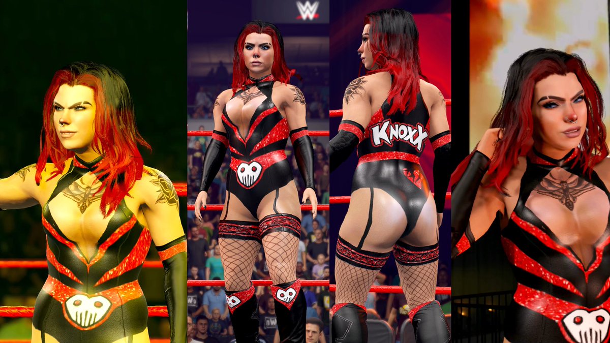 Peer pressured into making an account here by <a href="/XandraOneXO/">Xandra One</a> here's the new update she made for me, I'm obsessed #wwe2k22 #caw
