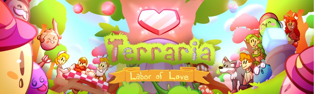 RT @Terraria_Logic: To celebrate the Labor of Love update, Terraria is 50% off on @Steam! https://t.co/SeX0op0eRy https://t.co/Kq9mYzKy5D