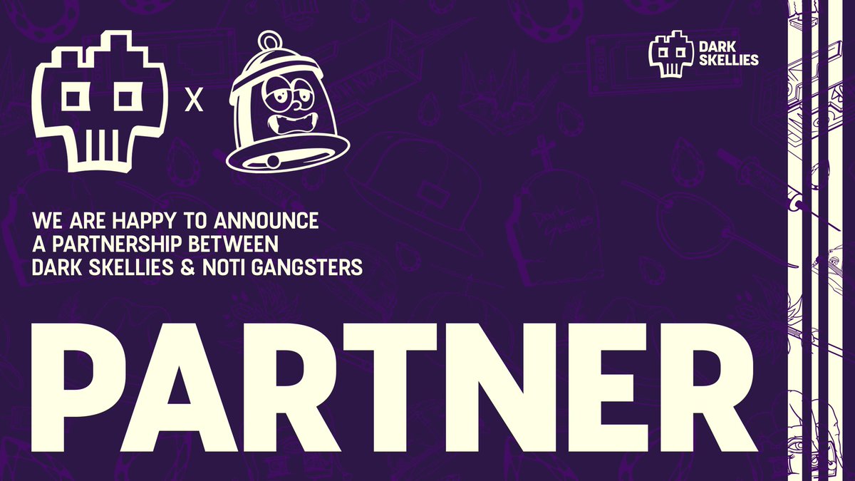 Dark_Skellies's tweet photo. We’re excited to announce a partnership with @NOTIGANGNFT 💀 x 🔔

Stay tuned for upcoming announcements regarding this partnership! https://t.co/w3OUCMVniO