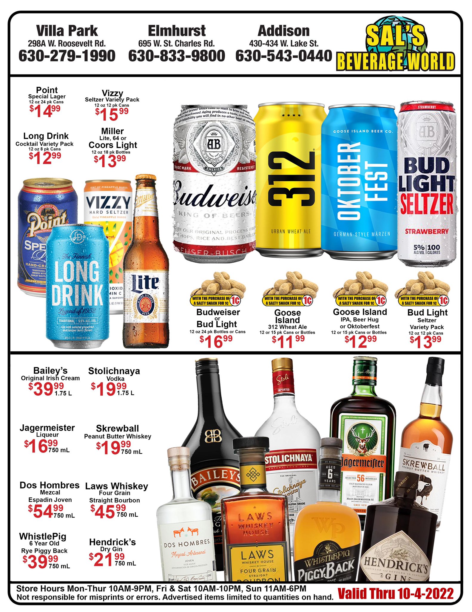 sal's beverage world elmhurst