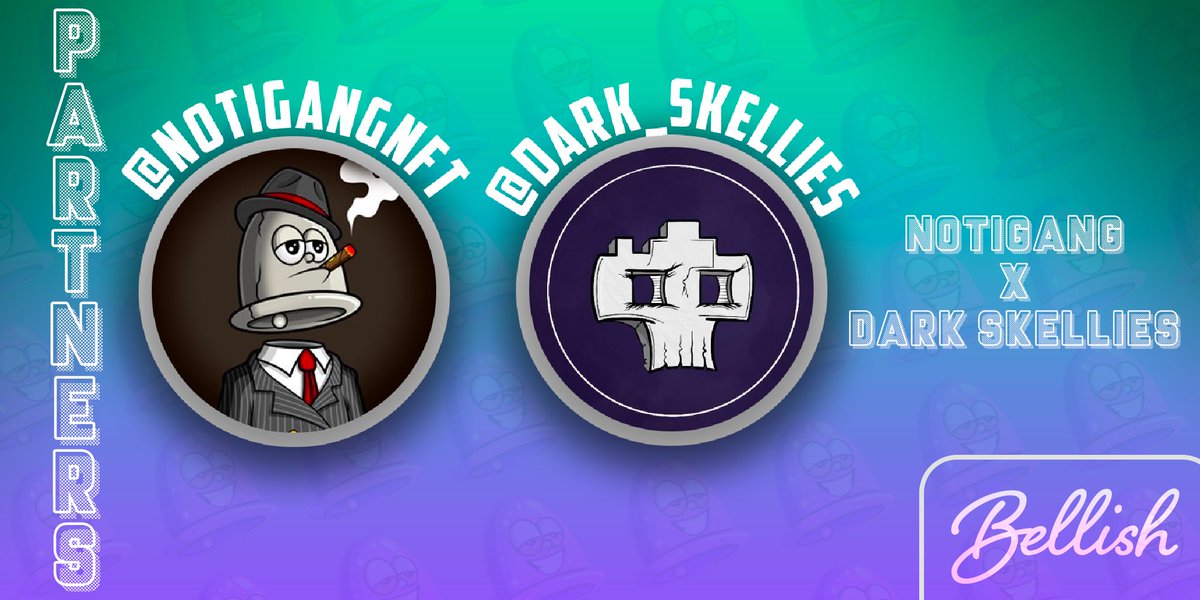 NOTIGANGNFT's tweet photo. We are excited to announce our long term partnership with @Dark_Skellies 

We have many cool ideas in the works with them! 

Stay tuned for upcoming announcements regarding this partnership! #BELLISH https://t.co/eLUmmmqUJb