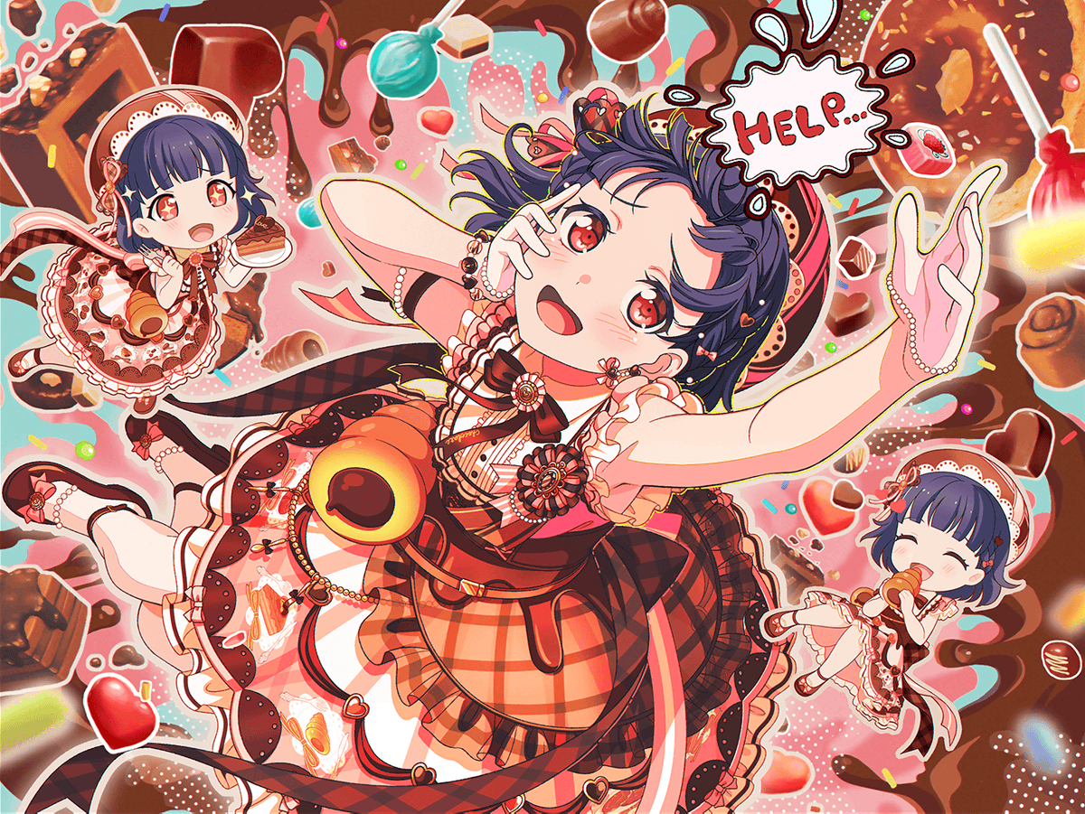 The best thing of all the time: Rimi chocolate themed cards! #牛込りみ #ガルパ
