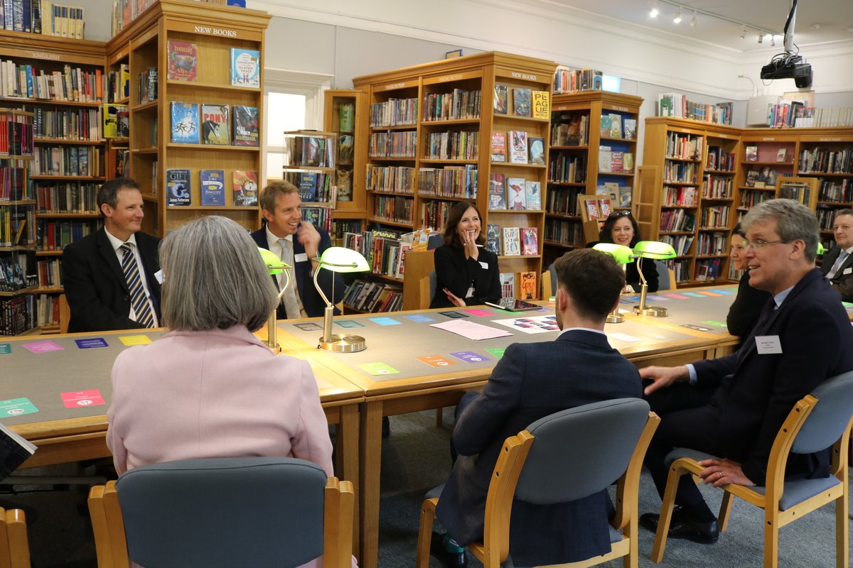 ReedsSchool's tweet image. It was fantastic to be able to host Heads from 21 prep schools today! They went on a learning walk finding out how we embed our unique #LearningModel. Our recently-launched Revision Hacks exhibition was a great hit too! Some of the Heads managed to catch up with former pupils.