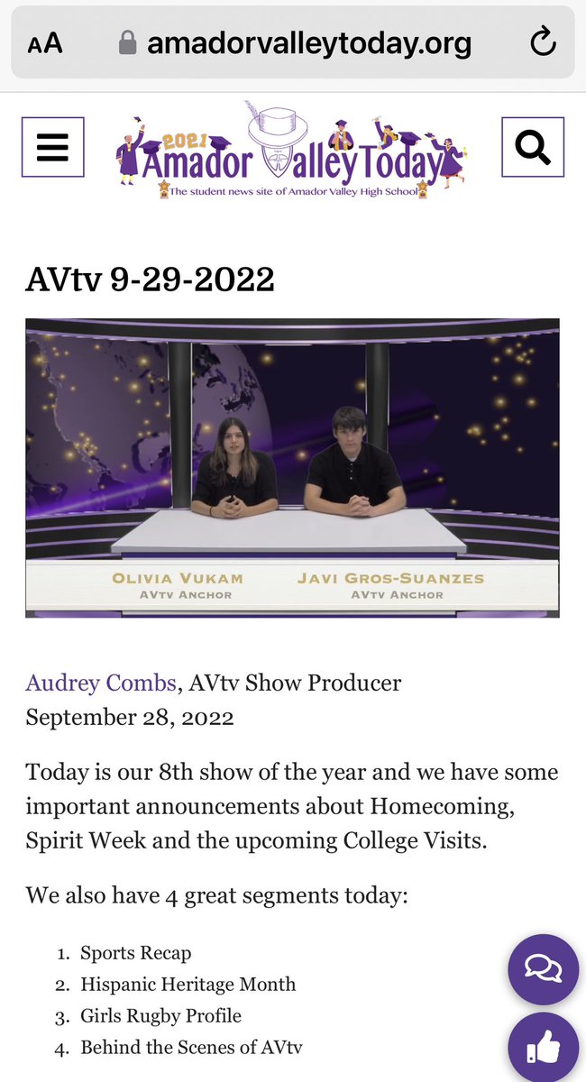 AVHS Info tweet media