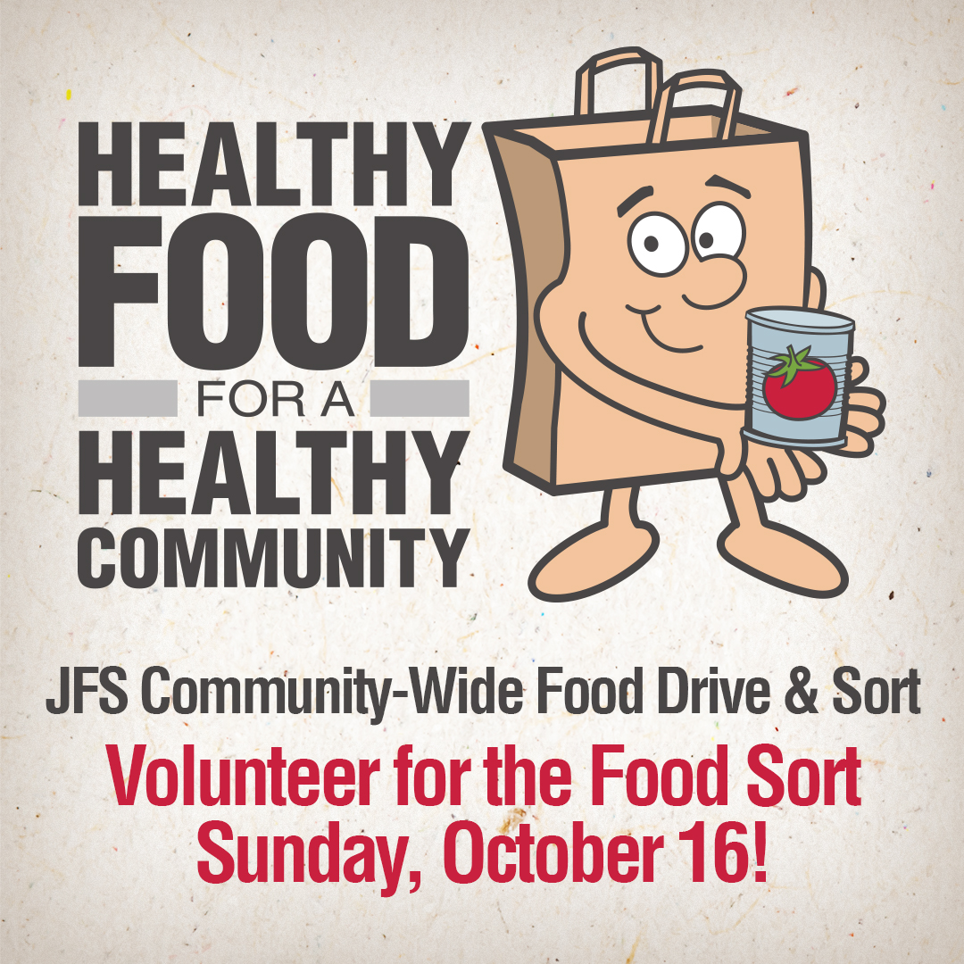The 2022 JFS Community-Wide Food Drive has begun! Volunteer for the Food Sort on Sunday, October 16! Space is limited so please sign up through the link in our bio! Please note, we will be hosting the sorting event in a new loaned space located in Canyon Park.  🥫