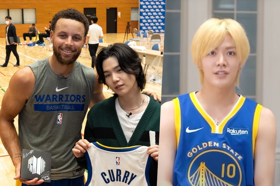 Golden State Warrior's Stephen Curry responds to BTS SUGA's latest photo