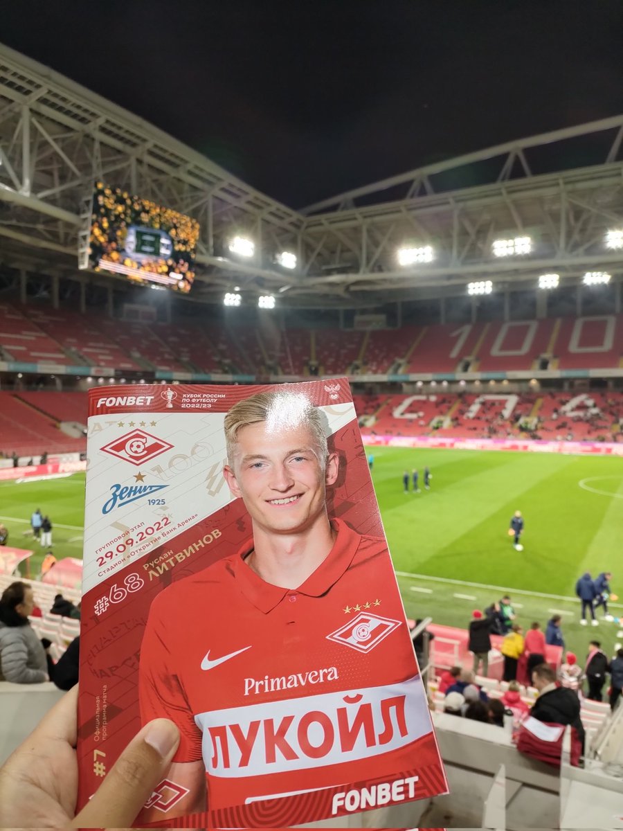suaradarirusia's tweet photo. ⚽ @fcsm_official 🆚 @zenit_spb 
🏆 @RussianCup 
🏟️ Otkrytie Arena

#spartakmoscow #zenitspb https://t.co/8SoPmKAv0w