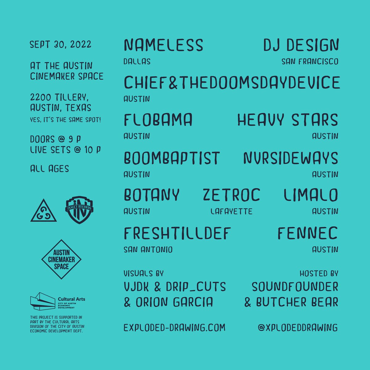 oriongarcia_'s tweet image. Are you as excited as i am about the @XplodedDrawing 12 year anniversary tomorrow? Do you have a name but love @_nameless? Are you Buddhist but want your booms’ baptized? @BoomBaptist. Then come on dine 👇🏽