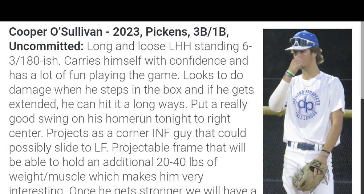 Pickens Baseball tweet media