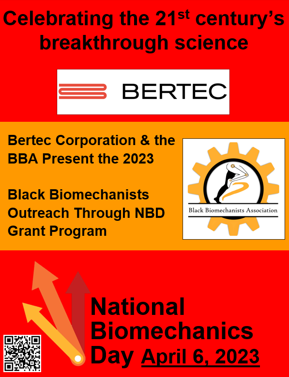 BiomechanicsDay's tweet photo. #NBD2023 soon announces grants supporting NBD events and student travel to conferences. We are working w/ @BertecHQ on 2 &amp; @books_discovery on a 3rd. (4th program on #disability #biomechanics has 1 detail to iron out). See all grant applications shortly at https://t.co/2DHm7hRW11 https://t.co/zWXQbnELaa