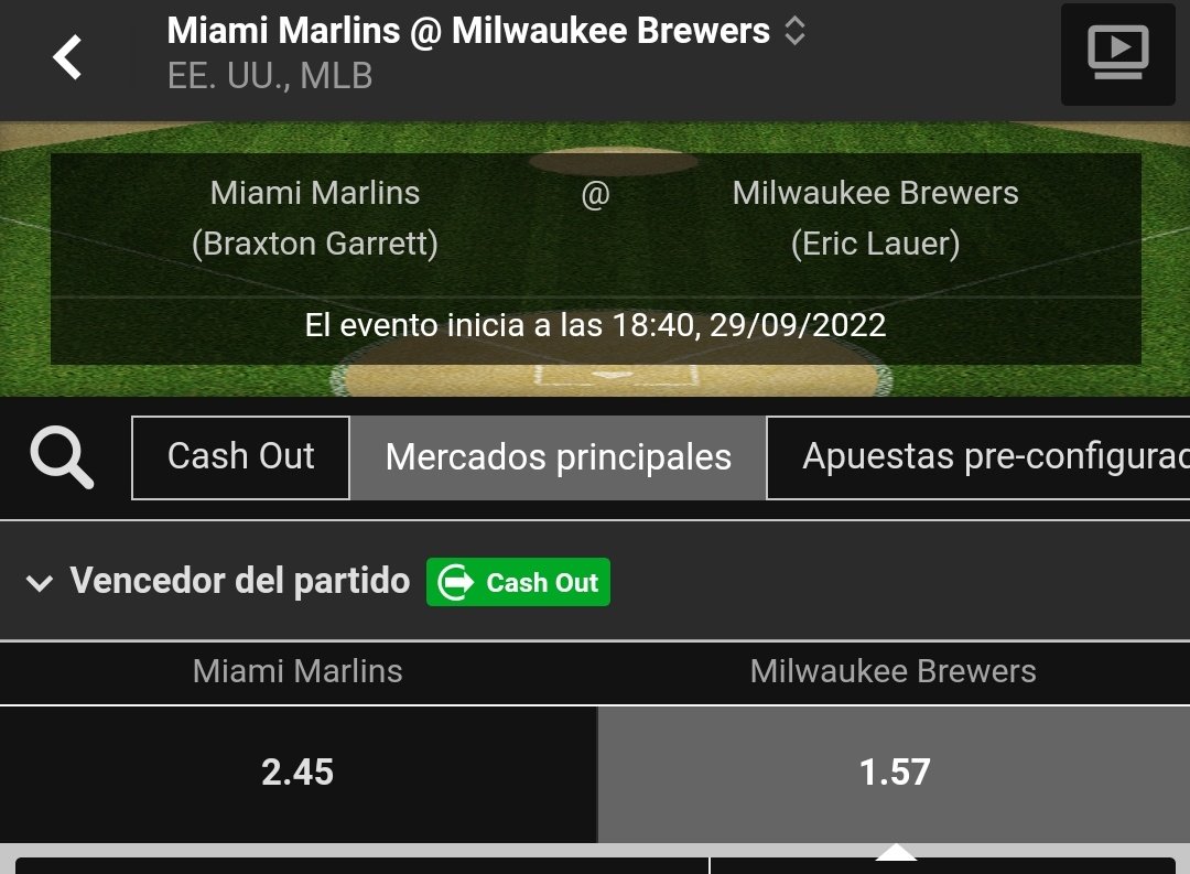 ElTioTipster's tweet photo. Marlins vs Brewers
Brewers ML
#Stake5
Los Brewers se juegan el Wild Card mientras que Marlins no pelea nada.
.
.
.
#Stakazo
#Apuestas
#ApuestasDeportivas
#Bet
#SafeBet
#bettingtips
#bettingtipster https://t.co/OFZx3bs4oT