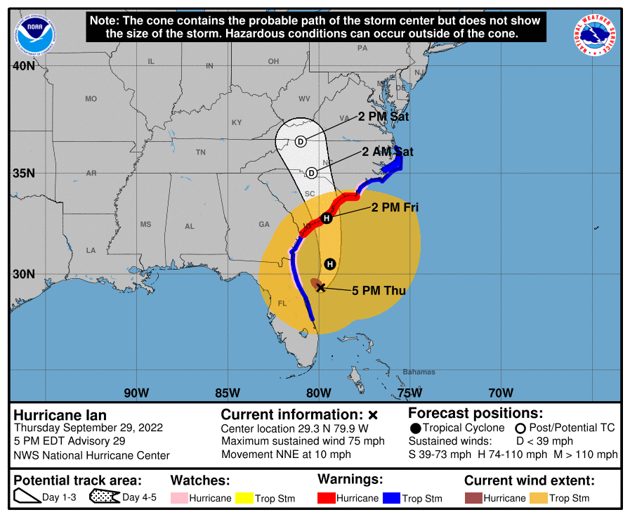 NWS GSP tweet media