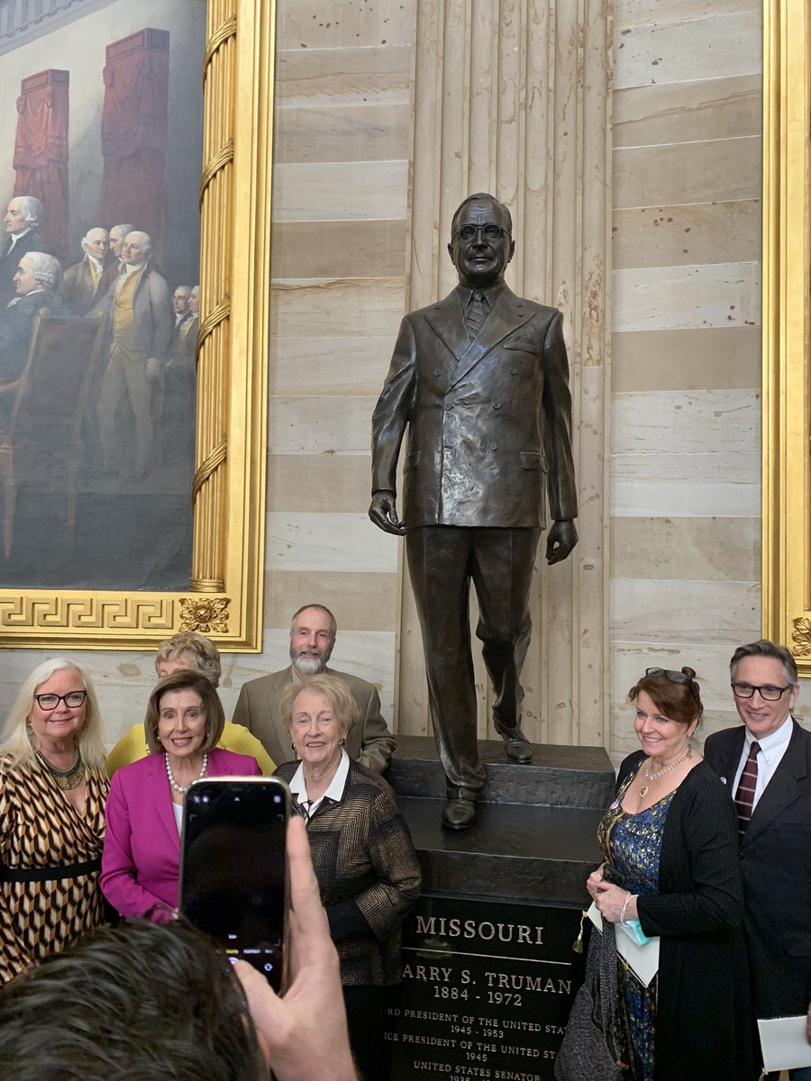 realzachwalker's tweet photo. Today, President Harry S Truman was enshrined into the epicenter of the republic he so ably served. @CityOfIndepMO , you were the focus of the nation today as your native son received the recognition he so rightly deserves. https://t.co/OzvGAqHypY