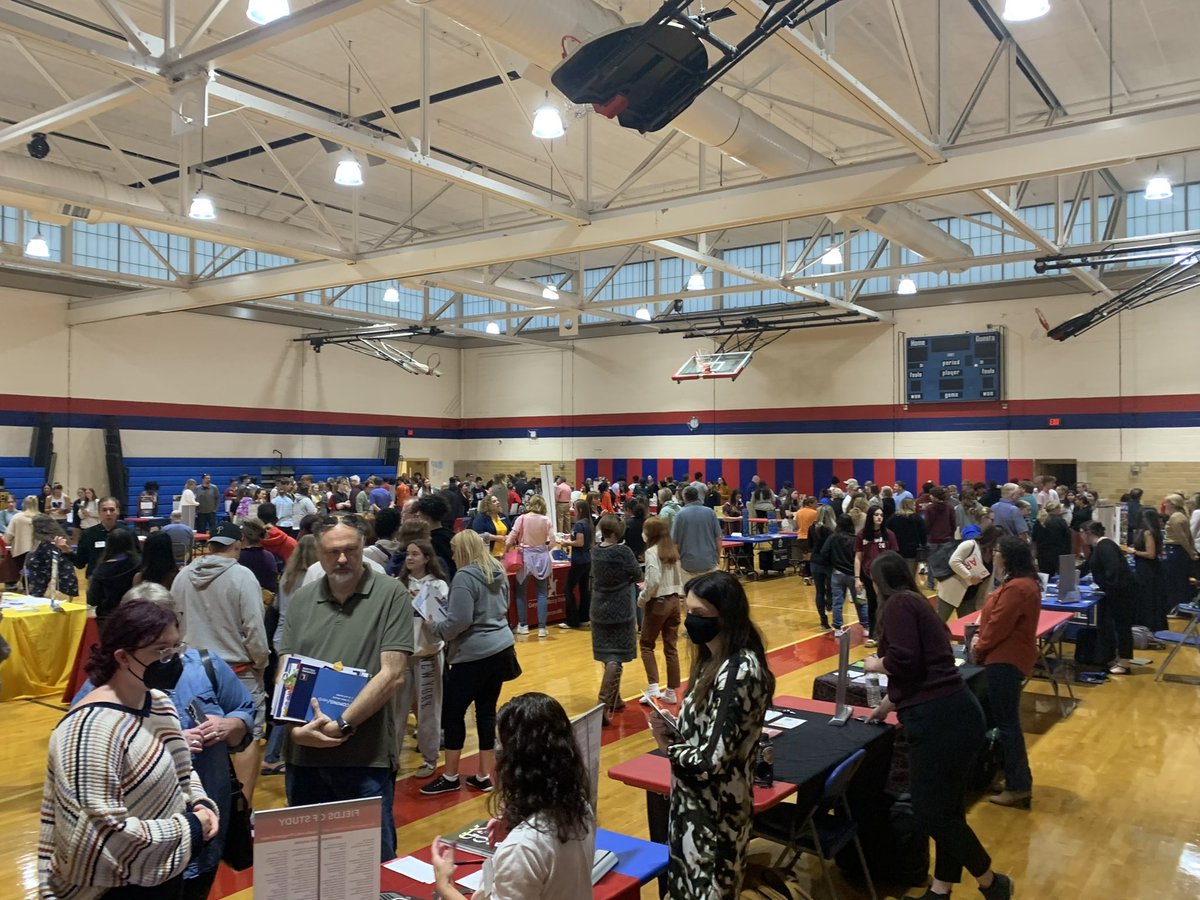 College Fair hosted by National Honors Society at NHS tonight.