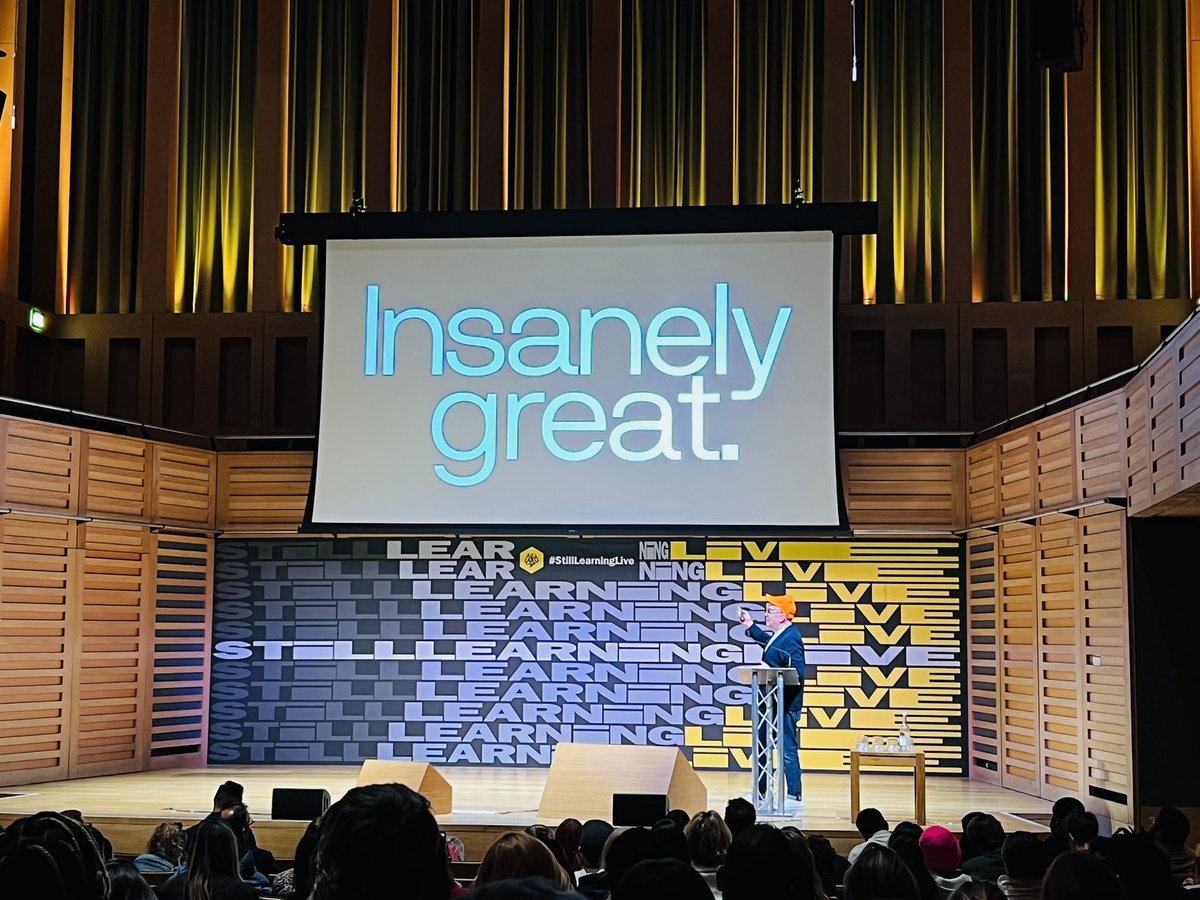 AstridStavro's tweet photo. Insanely great closing talk by @briancollins1 @wearecollins this afternoon @dandad #stilllearninglive https://t.co/rpq0Ldy1CV