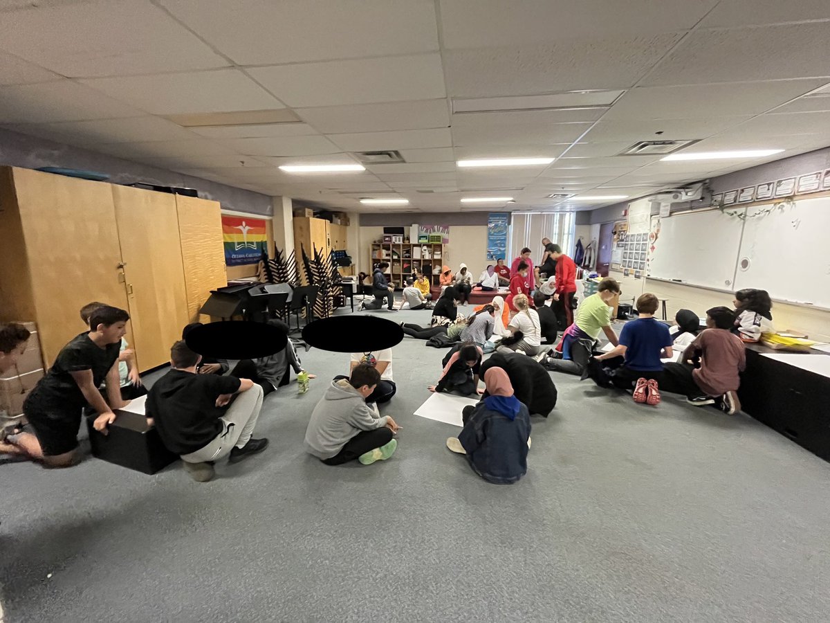 Today our grade 8 students participated in leadership activities and STEM challenges! Great collaboration and innovation!