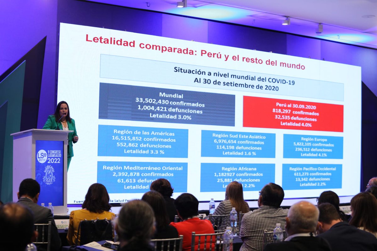 IGSS_gt's tweet photo. 🇵🇪 La Licda. María Elena Fernández, directora de Pro-Inversión para la Salud de #Perú, expone sobre las inversiones en salud bajo el mecanismo de asociaciones público privada. #IGSS #HCGroup #UnIGSSMásCercaDeTi #LatamSalud2022 #LATAM https://t.co/n2v1N3SMqA