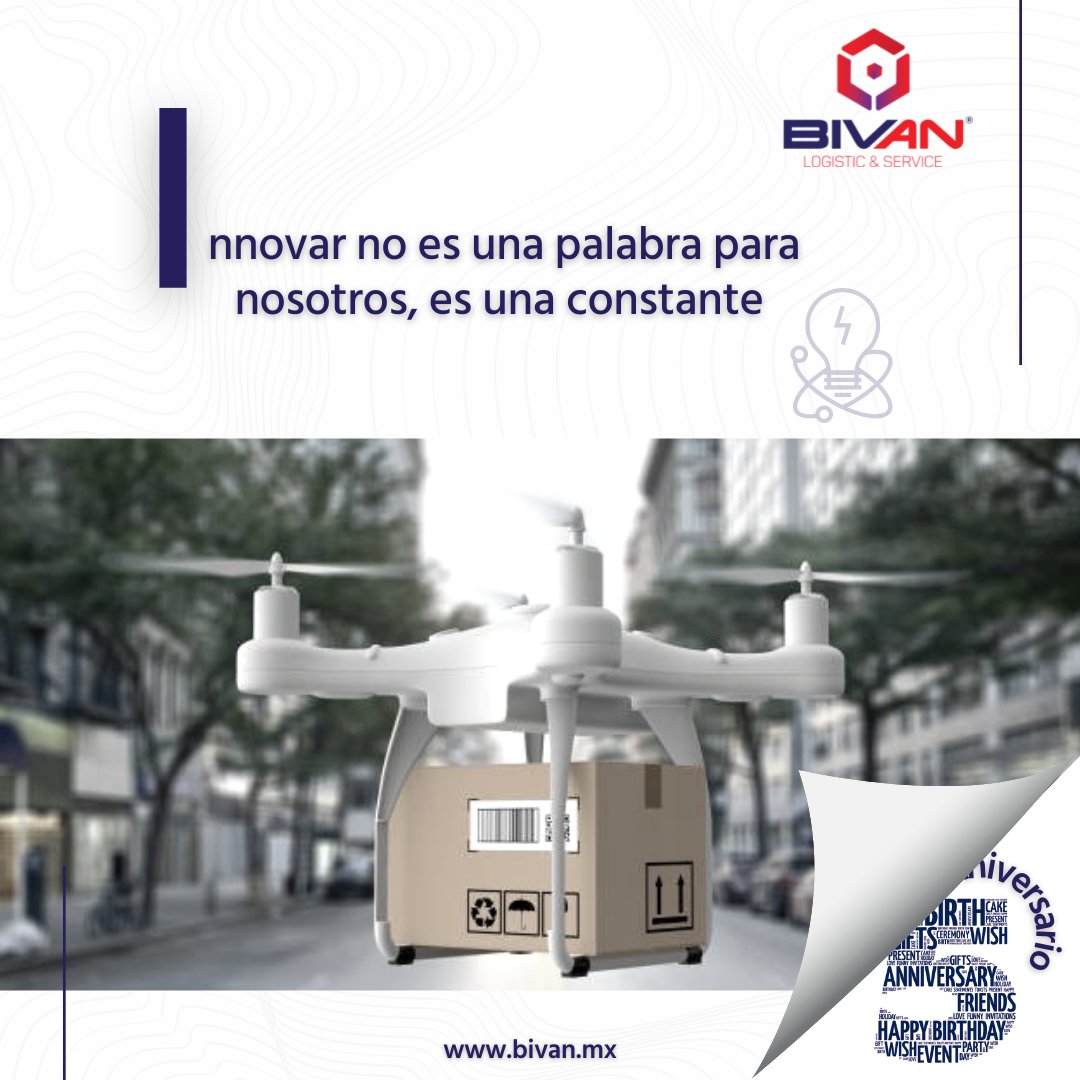 BivanMx's tweet photo. Estamos de manteles largos
Celebrando 5 Años de servicio 

#bivan
#paquetería
#cincoaños
#AniversarioBivan

Contáctanos:
Oficina: 55 7098 7925 / 55 7258 3226
WhatsApp: 55 1513 2945
Correo: contacto@bivan.mx
Instagram @bivanmx
Twitter @bivanmx https://t.co/mLh2AJNzD5