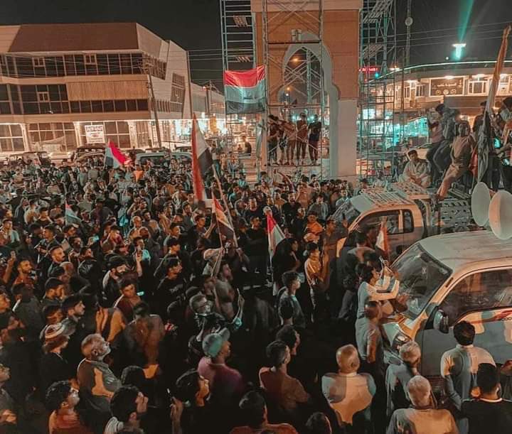 #تشرين_قادمه تحشيدات غير مسبوقة في بغداد والمحافظات
مكبرات الصوت ومواكب راجلة تدعو الشعب العراقي الى النزول الى الشوارع في الاول من تشرين لاسقاط العملية السياسية