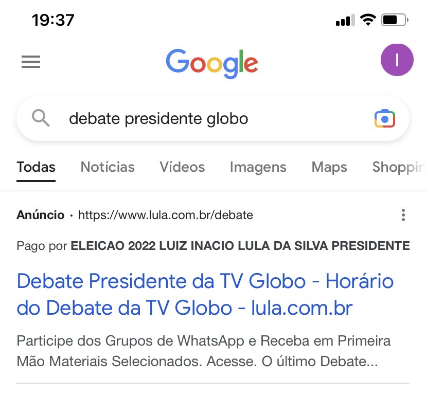 Interessante, o do SBT ele correu, o da globo ele paga até anúncio. Porque será? ⁦<a href="/anapaulahenkel/"></a>⁩ ⁦<a href="/augustosnunes/">Augusto Nunes</a>⁩ ⁦<a href="/GFiuza_Oficial/">Guilherme Fiuza</a>⁩ ⁦<a href="/Rconstantino/">Rodrigo Constantino</a>⁩