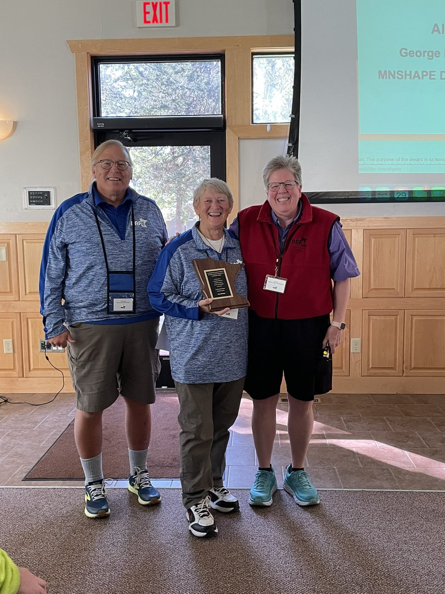 Congratulations to <a href="/bremer_sue/">sue bremer</a> for receiving the 2022 Allen Burton DAPE Leadership Award. 
#MNDAPE22