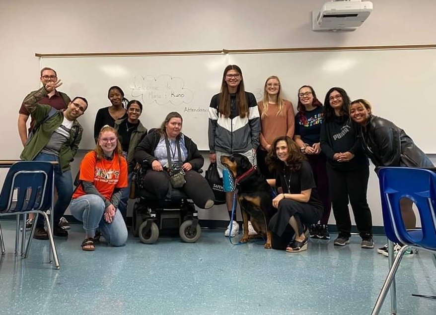 This afternoon I got to help teach classes at <a href="/CUEdmonton/">Concordia Edmonton</a> about #accessibility, #inclusion and some of the #barriers we face. These students have futures in education, social work or other influential roles. They all have the power to make a difference in the world.