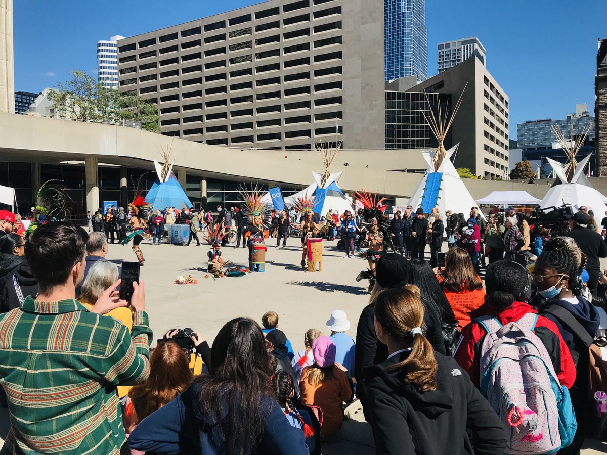 mervisalo's tweet photo. @queenA_ms students and staff participating in #TRC Legacy Gathering. Learning from Community members #TDSB #UIEC https://t.co/dyLT7JOHsE