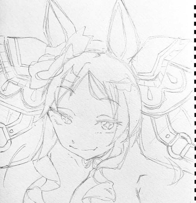 マーベラスな下書きですぉぁょ
#おはようVtuber 